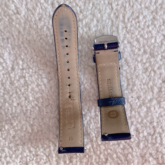 MICHELE Deco Two-Tone 18K Gold Diamond Dial Watch - Picture 10 of 16